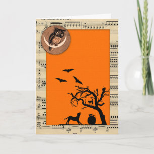 Vintage Themed Halloween Card
