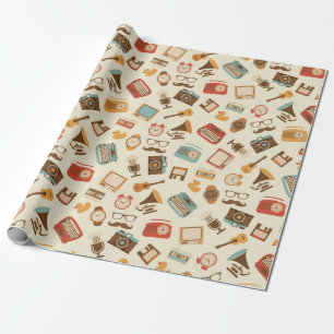 Vintage Themed Wrapping Paper