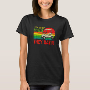 Vintage They See Me Rollin They Hatin Golfer Golf T-Shirt
