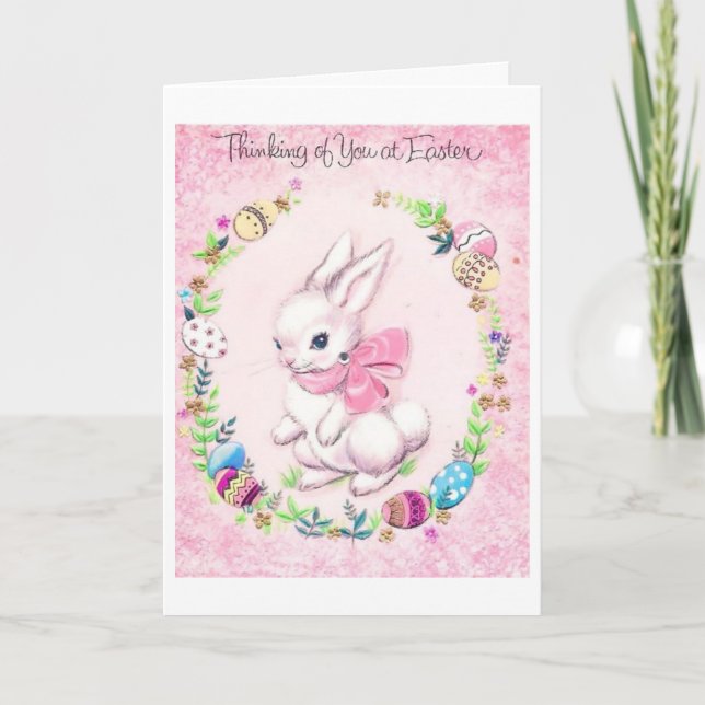 Vintage - Thinking of You at Easter, Holiday Card (Front)