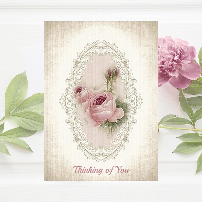 Vintage Thinking of You Card (Creator Uploaded)