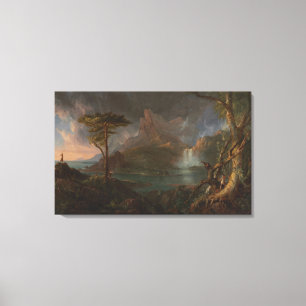Vintage Thomas Cole A Wild Scene Canvas Print