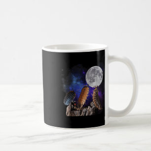 Vintage Three Isopods Howling At The Moon Insect E Coffee Mug