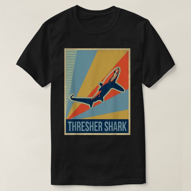 Vintage Thresher Shark  T-Shirt (Design Front)