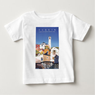 Vintage Ticino Tessin Canton Switzerland Baby T-Shirt
