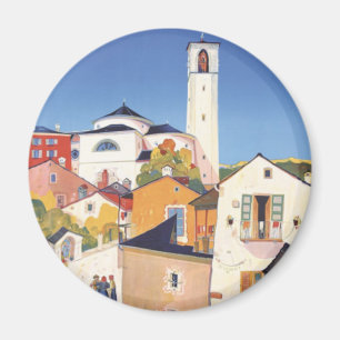Vintage Ticino Tessin Canton Switzerland Magnet