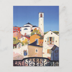 Vintage Ticino Tessin Canton Switzerland Postcard