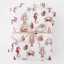 Vintage Tidepool  |  Christmas Gift Wrap
