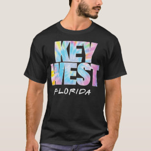 Vintage Tie Dye Key West Florida Vacation Souvenir T-Shirt