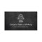 Vintage Tiered Cake Logo on Black Wood Bakery