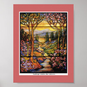 Vintage Tiffany Window Poster