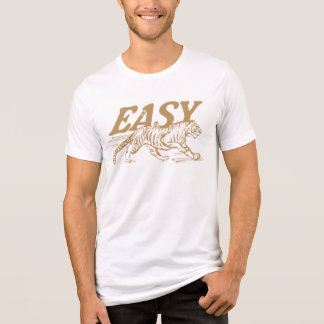 Vintage tiger design, easy bold typography, retro  Tri-Blend shirt