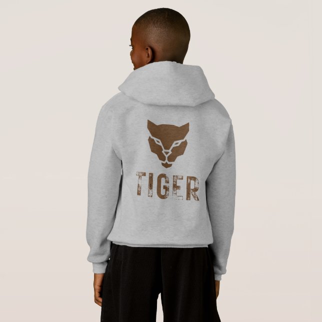Vintage Tiger Design - For Animal Lovers (Back Full)