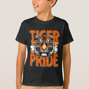 Vintage Tiger Pride Tiger School Sports Team Retro T-Shirt