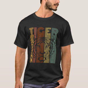 Vintage Tiger Retro Tiger Shirt Women Men Kids