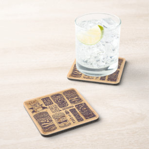 Vintage Tiki Set Coaster