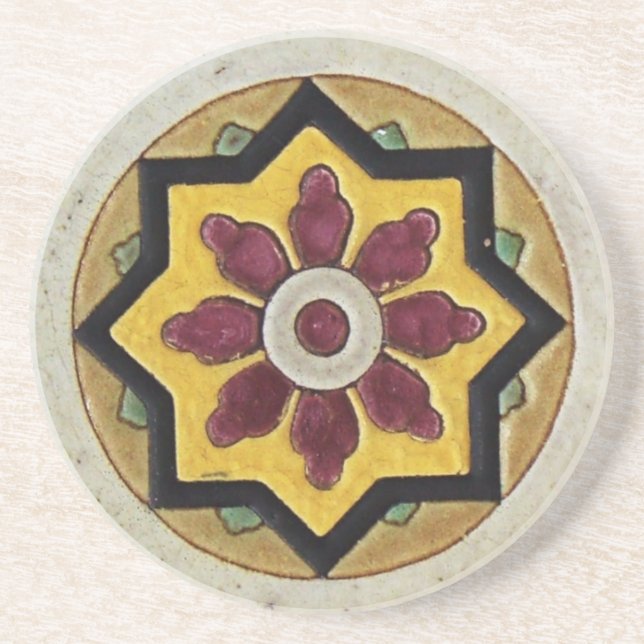 Vintage Tile Coaster (Front)