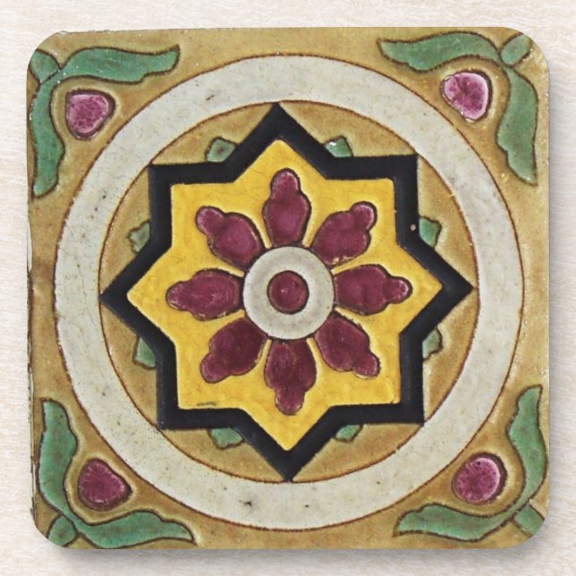 Vintage Tile Coaster (Front)