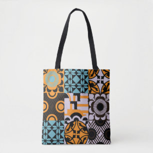 Vintage tiles: intricate decorative details. tote bag