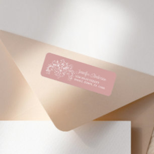 Vintage Timeless Floral Pink Baby Shower