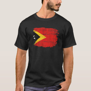 Vintage Timor Leste Flag T-Shirt