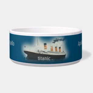 Vintage Titanic Marine Blue Ocean Liner Ship