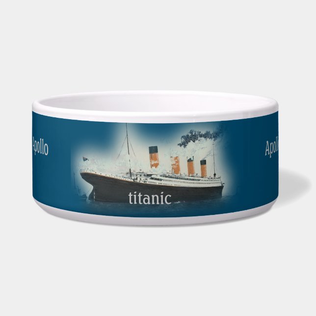 Vintage Titanic Marine Blue Ocean Liner Ship (Front)
