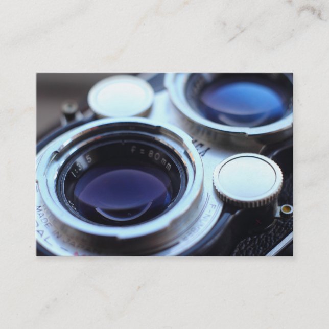 Vintage TLR Camera Business Card (Front)