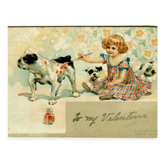 Vintage - To My Valentine Postcard