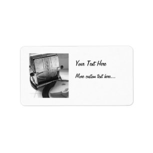 Vintage Toaster Custom Address Labels