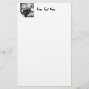 Vintage Toaster Kitchen Art Custom Stationery
