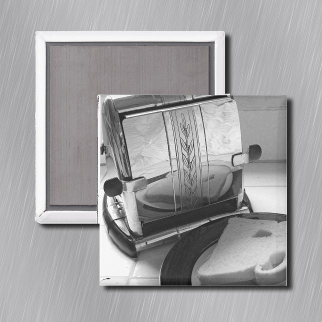 Vintage Toaster Kitchen Art Fridge Magnet (Vintage Toaster Kitchen Art Fridge Magnet)