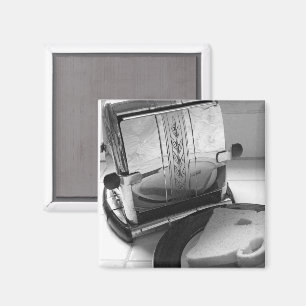 Vintage Toaster Kitchen Art Fridge Magnet