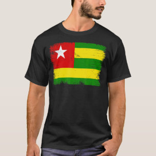 Vintage Togo Flag Togolese Independence Day T-Shirt