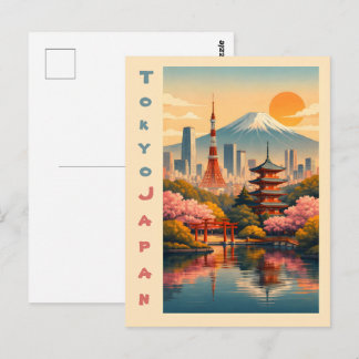 Vintage Tokyo Japan Postcard