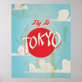Vintage Tokyo, Japan Travel Posters