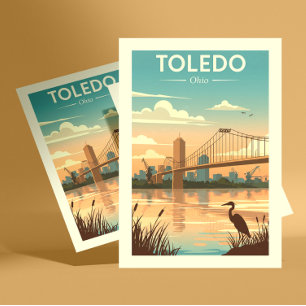 Vintage Toledo Ohio Postcard