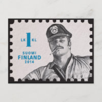 Vintage Tom of Finland postage stamp