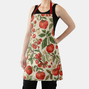 Vintage Tomato Garden Design Apron