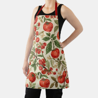 Vintage Tomato Garden Design Apron