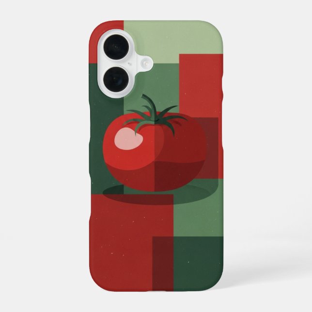 Vintage Tomato  iPhone 16 Case (Back)