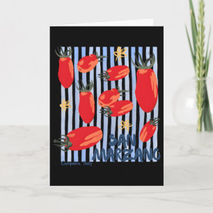 Vintage Tomato Italian Market Tomato Girl Summer  Card