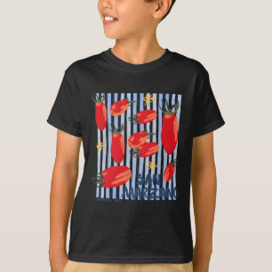 Vintage Tomato Italian Market Tomato Girl Summer T-Shirt