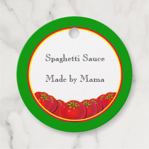 Vintage Tomatoes Custom Gift Tag