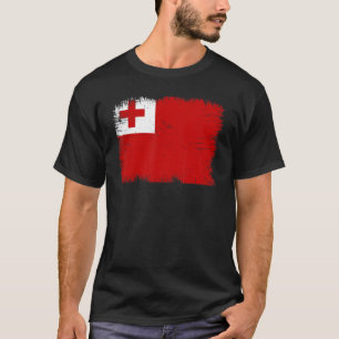Vintage Tonga Flag Tongan Independence Day T-Shirt