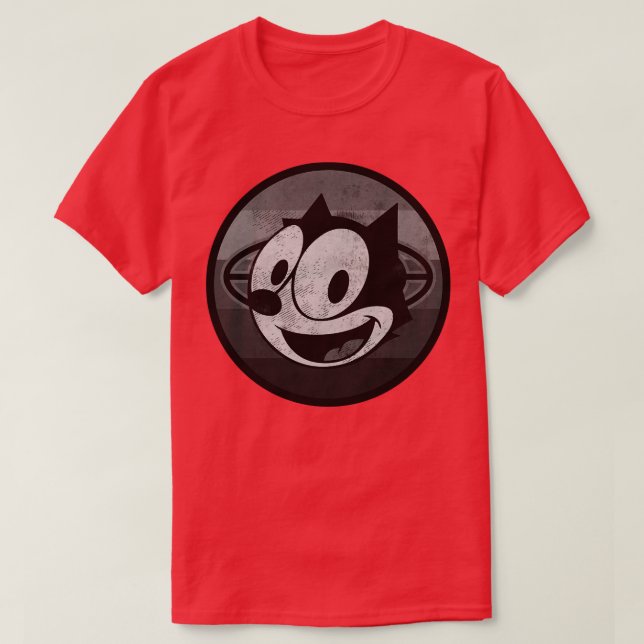 Vintage toon Cat BW T-Shirt (Design Front)