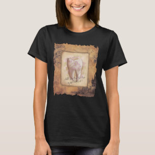 Vintage Tooth Painting. Dentist, Dental Assistant T-Shirt