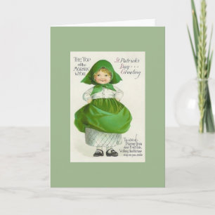 Vintage Top of the Mornin' St. Patrick's Day Card