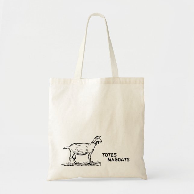 Vintage Totes Magoats Tote Bag (Front)