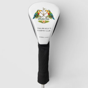Vintage Toucan Birdie Club Personalised Golf Head Cover
